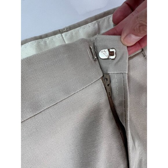 Haggar Mens Khaki Pants 36x30 Combed Cotton & Fortrel Polyester - Picture 6 of 16